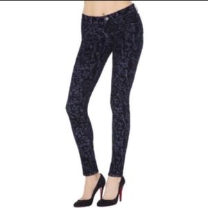 J Brand black brocade jeans